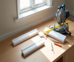 Jak dociąć listwy sufitowe w narożnikach zewnętrznych